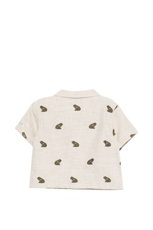 beige linen shirt DONSJE KIDS | 411680100003